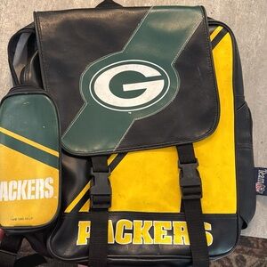 Team Apparel Black and Yellow Backpack